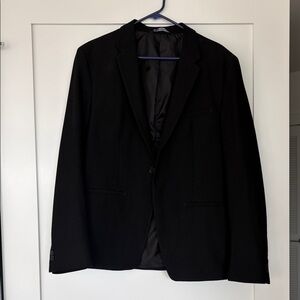 Zara Black Men's Suit Jacket Blazer- 44